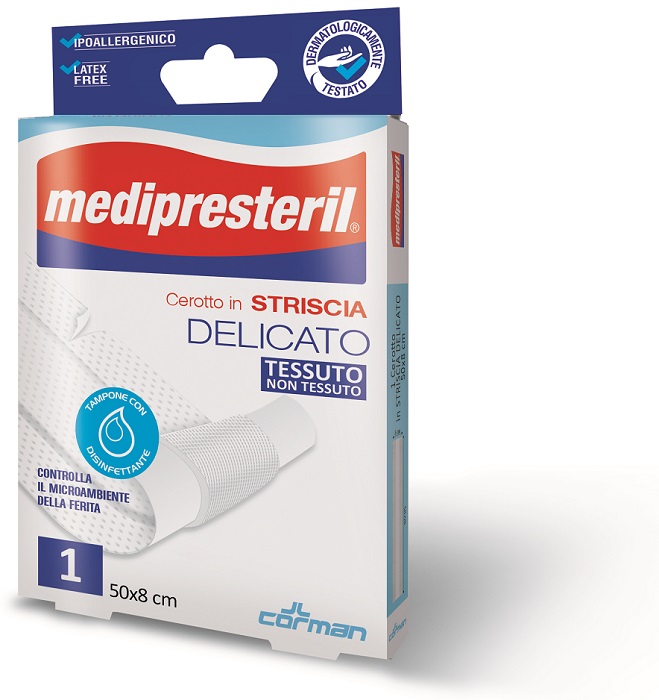CEROTTO IN STRISCIA MEDIPRESTERIL FLESSIBILE 50X8CM - Farmacia Murachelli Di Putelli dr. Giovanni