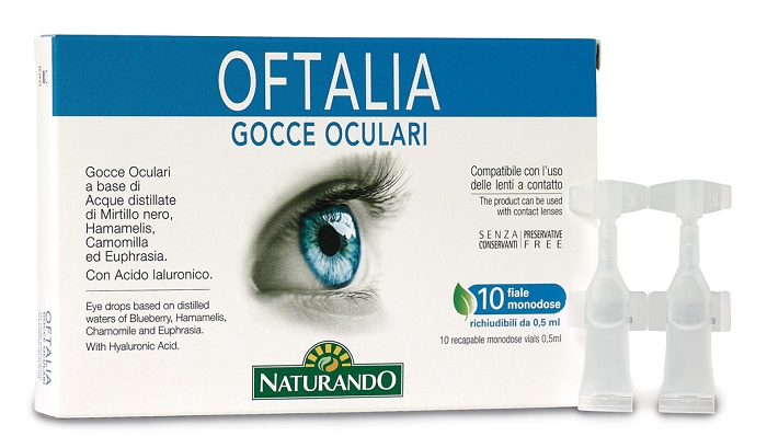 OFTALIA GOCCE OCULARI MONODOSE 2 STRIP DA 5 FIALE DA 0,5 ML - Farmacia Murachelli Di Putelli dr. Giovanni