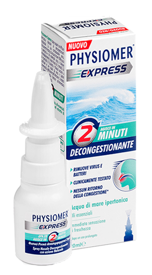 SPRAY NASALE PHYSIOMER EXPRESS SPRAY 20 ML - Farmacia Murachelli Di Putelli dr. Giovanni