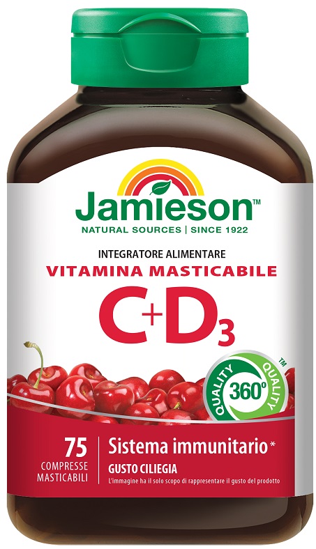 JAMIESON VITAMINA C 500 + D 75 COMPRESSE - Farmacia Murachelli Di Putelli dr. Giovanni