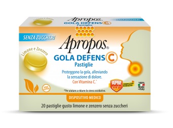 APROPOS GOLA DEFENS C LIMONE/ZENZERO 20 PASTIGLIE - Farmacia Murachelli Di Putelli dr. Giovanni