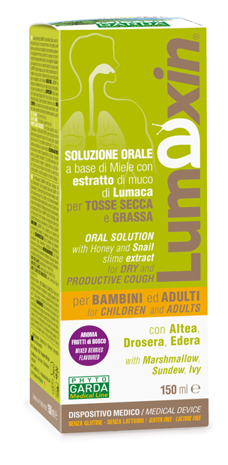 LUMAXIN DISPOSITIVO MEDICO SCIROPPO ADULTI/BAMBINI 150 ML - Farmacia Murachelli Di Putelli dr. Giovanni