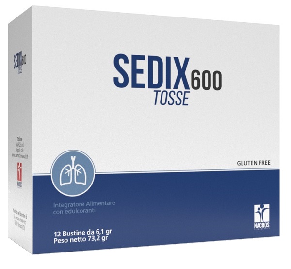 SEDIX 600 TOSSE 12 BUSTINE DA 6,1 G - Farmacia Murachelli Di Putelli dr. Giovanni