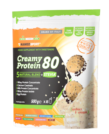 CREAMY PROTEIN 80 COOKIES & CREAM 500 G - Farmacia Murachelli Di Putelli dr. Giovanni