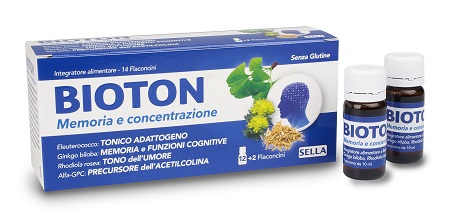 BIOTON ELEUTEROCOCCO MEMORIA CONCENTRAZIONE 14 FLACONCINI - Farmacia Murachelli Di Putelli dr. Giovanni