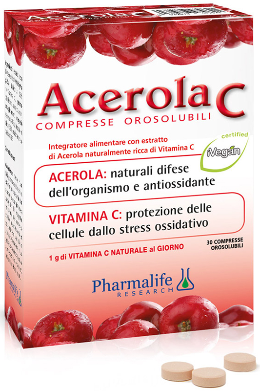 ACEROLA C 30 COMPRESSE OROSOLUBILI - Farmacia Murachelli Di Putelli dr. Giovanni