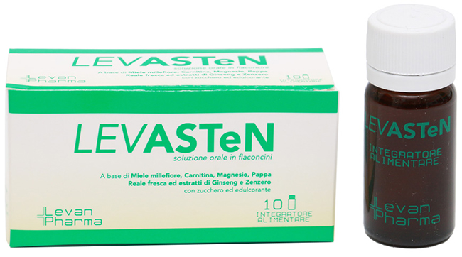 LEVASTEN 10 FLACONCINI DA 10 ML - Farmacia Murachelli Di Putelli dr. Giovanni
