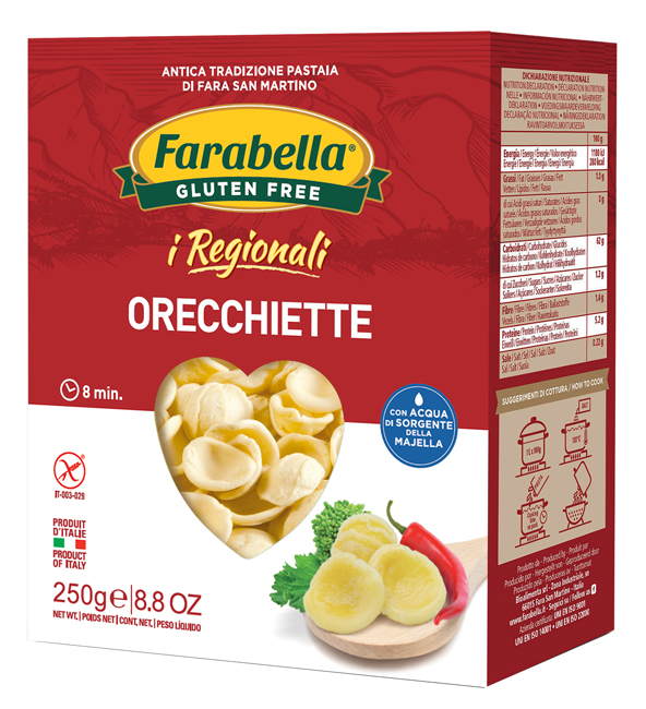 FARABELLA ORECCHIETTE I REGIONALI PASTA FRESCA STABILIZZATA 250 G - Farmacia Murachelli Di Putelli dr. Giovanni