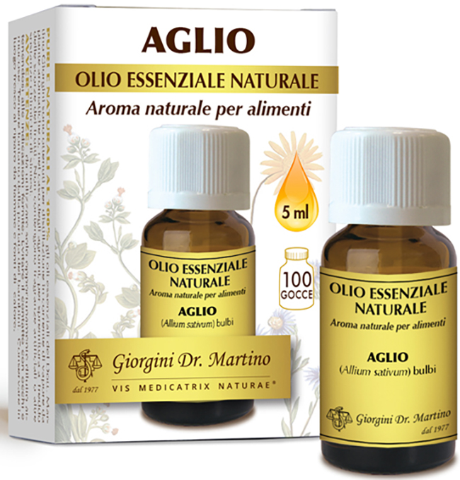 AGLIO OLIO ESSENZIALE NATURALE 5 ML - Farmacia Murachelli Di Putelli dr. Giovanni