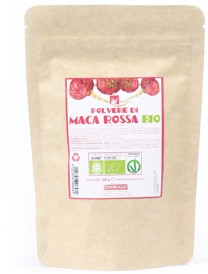 MACA ROSSA POLVERE BIO 200 G - Farmacia Murachelli Di Putelli dr. Giovanni