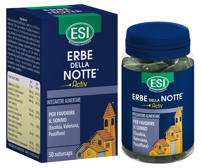ESI ERBE DELLA NOTTE ACTIV 50 CAPSULE - Farmacia Murachelli Di Putelli dr. Giovanni