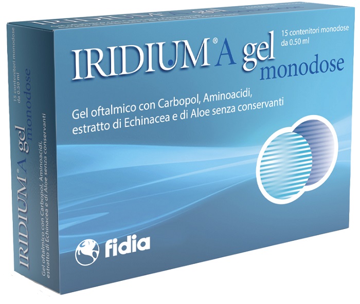 IRIDIUM A GEL OFTALMICO MONODOSE 15 CONTENITORI DA 0,50 ML - Farmacia Murachelli Di Putelli dr. Giovanni