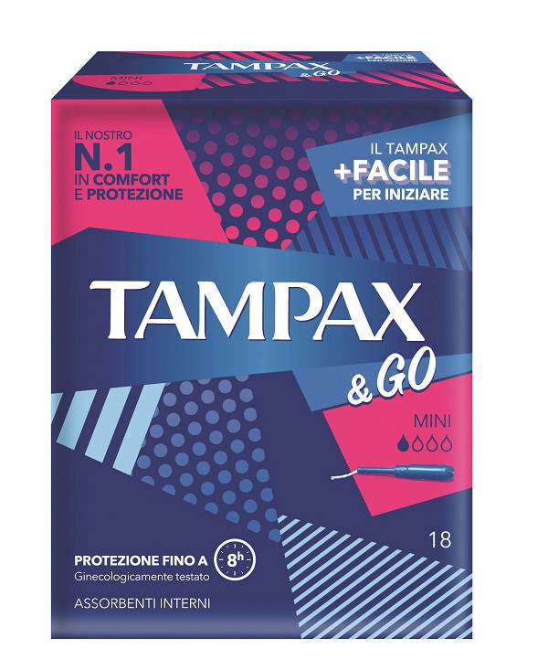 TAMPAX & GO MINI 18 PEZZI - Farmacia Murachelli Di Putelli dr. Giovanni