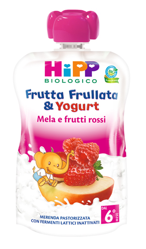 HIPP BIO FRUTTA FRULLATA YOGURT MELA FRUTTI ROSSI 90 G - Farmacia Murachelli Di Putelli dr. Giovanni