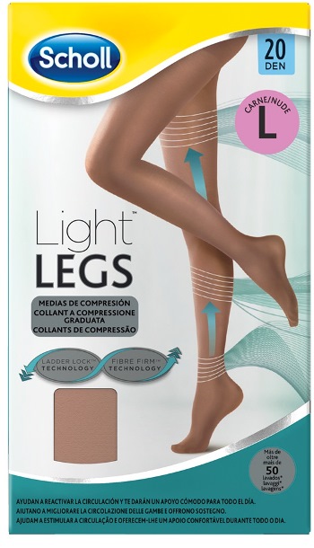 SCHOLL LIGHTLEGS 20 DENARI TAGLIA L COLORE NUDE 1 PAIO - Farmacia Murachelli Di Putelli dr. Giovanni
