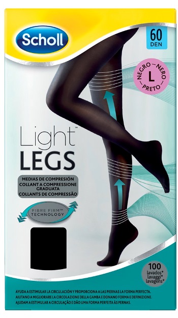 SCHOLL LIGHTLEGS 20 DENARI TAGLIA L COLORE NERO 1 PAIO - Farmacia Murachelli Di Putelli dr. Giovanni