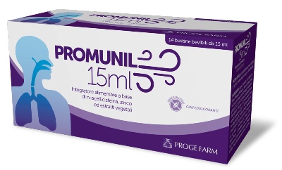 PROMUNIL 14 BUSTINE BEVIBILI DA 15 ML - Farmacia Murachelli Di Putelli dr. Giovanni