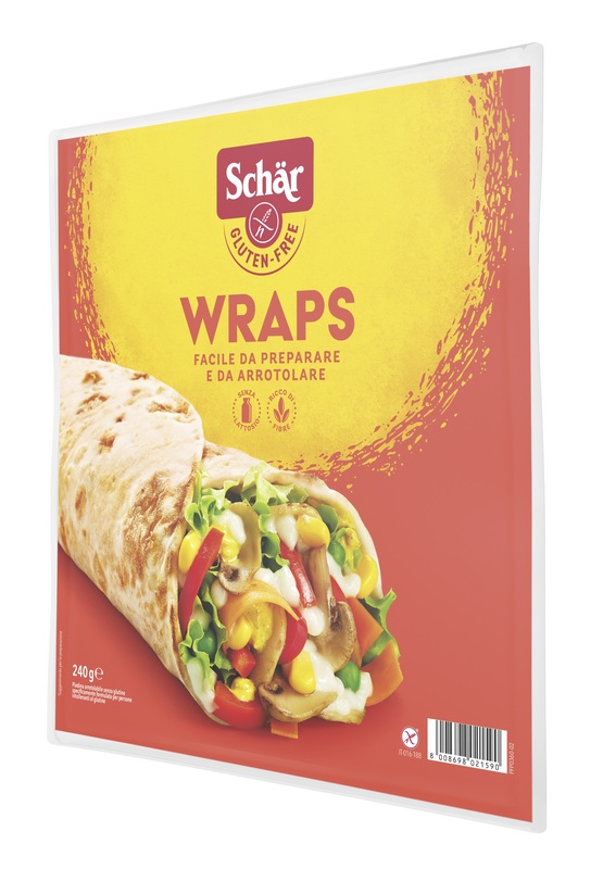 SCHAR WRAPS PIADINA ARROTOLABILE SENZA LATTOSIO 240 G - Farmacia Murachelli Di Putelli dr. Giovanni