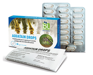 AQUATAIN DROPS CONTROLLO CICLO VITALE ZANZARA 2 BLISTER X 15 CAPSULE - Farmacia Murachelli Di Putelli dr. Giovanni