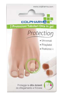 COLPHARMA POTEZIONE TUBOLARE DITA IN GEL 2 TUBI DA 7,5 CM - Farmacia Murachelli Di Putelli dr. Giovanni