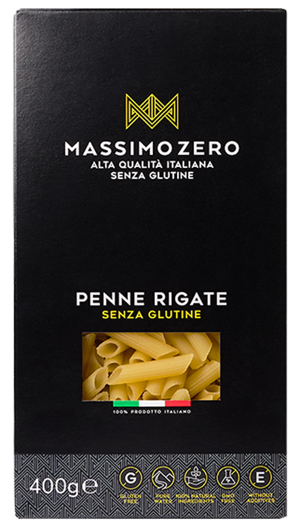 MASSIMO ZERO PENNE RIGATE 400 G - Farmacia Murachelli Di Putelli dr. Giovanni