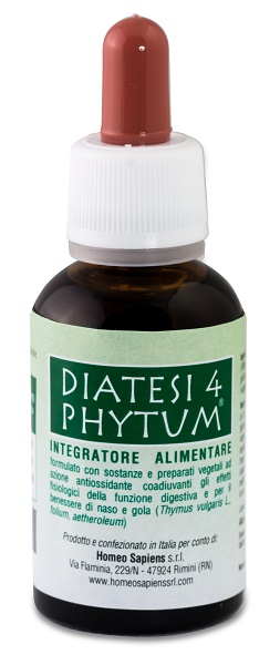 DIATESI 4 PHYTUM GOCCE 30 ML - Farmacia Murachelli Di Putelli dr. Giovanni