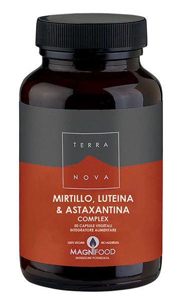 TERRANOVA MIRTILLO LUTEINA ASTAXANTINA SINERGIA PER GLI OCCHI 50 CAPSULE - Farmacia Murachelli Di Putelli dr. Giovanni