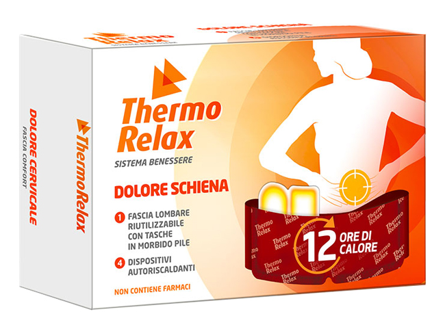 THERMORELAX FASCIA LOMBARE DOLORE SCHIENA+4 DISPOSITIVI AUTORISCALDANTI - Farmacia Murachelli Di Putelli dr. Giovanni