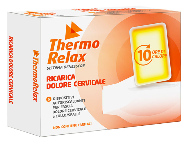 THERMORELAX RICARICA PER FASCIA DOLORE CERVICALE 6 DISPOSITIVI AUTORISCALDANTI - Farmacia Murachelli Di Putelli dr. Giovanni