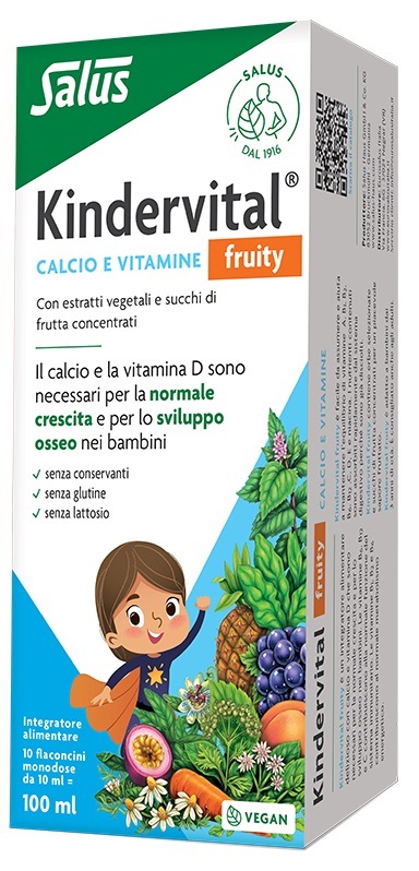 KINDERVITAL FRUITY 10 FLACONCINI DA 10 ML - Farmacia Murachelli Di Putelli dr. Giovanni
