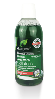 DR ORGANIC ALOE MOUTHWASH COLLUTORIO 500 ML - Farmacia Murachelli Di Putelli dr. Giovanni