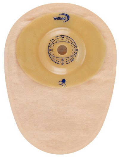 SACCA PER COLOSTOMIA WELLAND AURUM PROFILE COLO MIDI OPACA PRETAGLIATA DIAMETRO 35 MM INIZIO CONVESSITA' 35 MM 10 PEZZI - Farmacia Murachelli Di Putelli dr. Giovanni