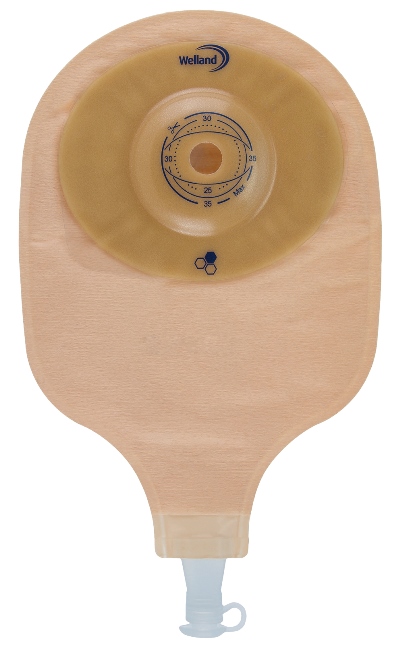 SACCA PER UROSTOMIA OPACA RITAGLIABILE AURUM CONVEX URO MIDI MEDIUM DIAMETRO 13-35 MM 10 PEZZI - Farmacia Murachelli Di Putelli dr. Giovanni