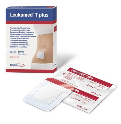 LEUKOMED T PLUS MEDICAZIONE POST-OPERATORIA TRASPARENTE IMPERMEABILE 7,2 X 5 CM - Farmacia Murachelli Di Putelli dr. Giovanni