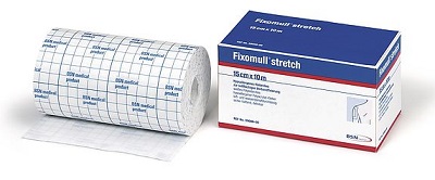 FASCIA AUTOADESIVA IPOALLERGENICA FIXOMULL STRETCH PER FISSAGGIO CATETERI M 10 X 5 CM - Farmacia Murachelli Di Putelli dr. Giovanni