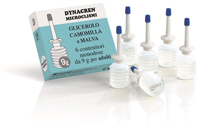 DYNACREN MICROCLISMI CAMOMILLA E MALVA 6 PEZZI DA 9 G PER ADULTI - Farmacia Murachelli Di Putelli dr. Giovanni