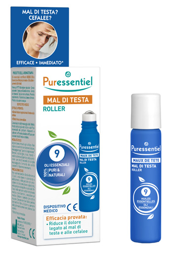 PURESSENTIEL ROLLER MAL DI TESTA AI 9 OLI ESSENZIALI 5 ML - Farmacia Murachelli Di Putelli dr. Giovanni