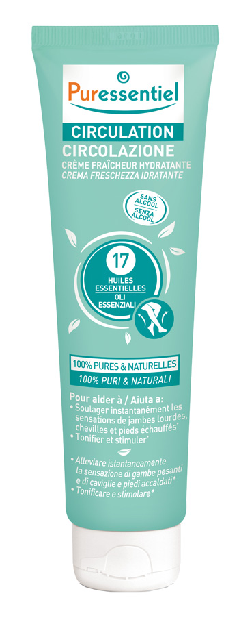 PURESSENTIEL CREMA CIRCOLAZIONE FRESCHEZZA IDRATANTE GAMBE EI STANCHI 100 ML - Farmacia Murachelli Di Putelli dr. Giovanni