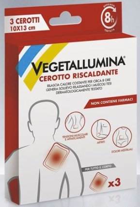 VEGETALLUMINA CEROTTO RISCALDANTE 3 PEZZI - Farmacia Murachelli Di Putelli dr. Giovanni