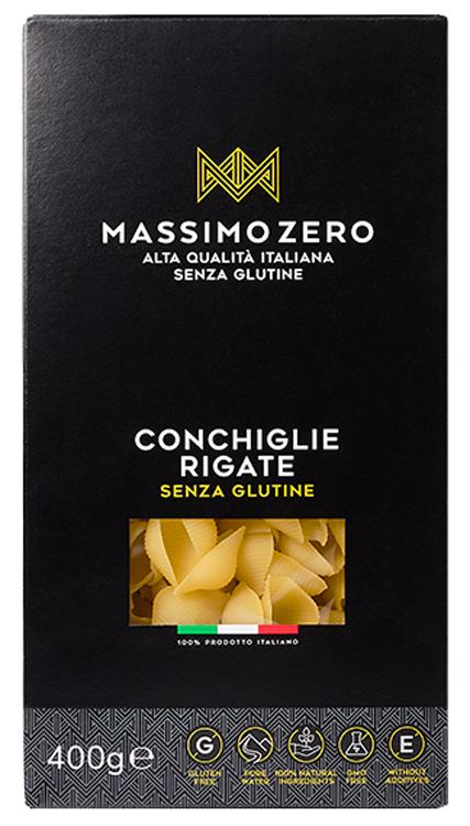 MASSIMO ZERO CONCHIGLIE RIGATE 400 G - Farmacia Murachelli Di Putelli dr. Giovanni