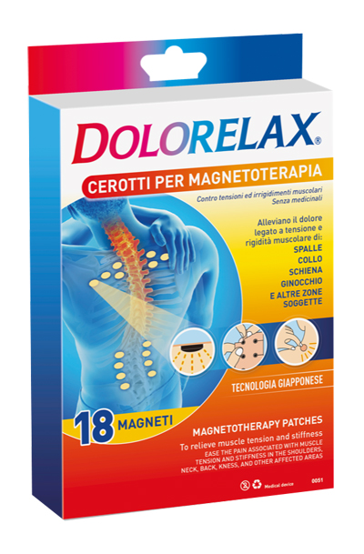 DOLORELAX CEROTTO MAGNETOTERAPIA 18 PEZZI - Farmacia Murachelli Di Putelli dr. Giovanni