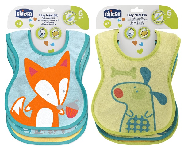 CHICCO BAVAGLINE PAPPA 6M+ 3PZ NEUTRE - Farmacia Murachelli Di Putelli dr. Giovanni