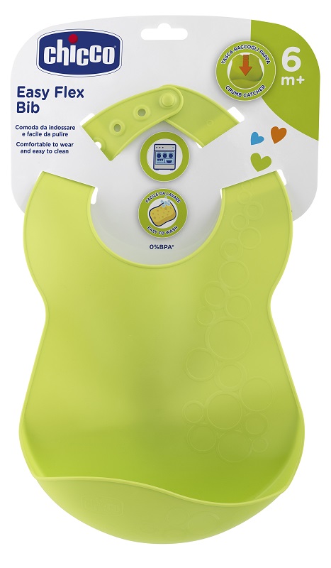 CHICCO BAVAGLINA RIGIDA 6M+ VERDE - Farmacia Murachelli Di Putelli dr. Giovanni
