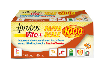 APROPOS VITA+ PAPPA REALE 1000MG 10 FLACONCINI DA 10 ML - Farmacia Murachelli Di Putelli dr. Giovanni