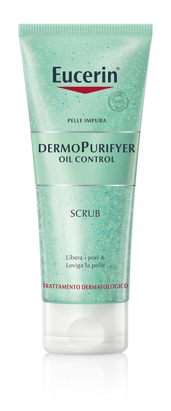 EUCERIN PELLE IMPURA DERMOPURIFYER OIL CONTROL SCRUB 100 ML - Farmacia Murachelli Di Putelli dr. Giovanni