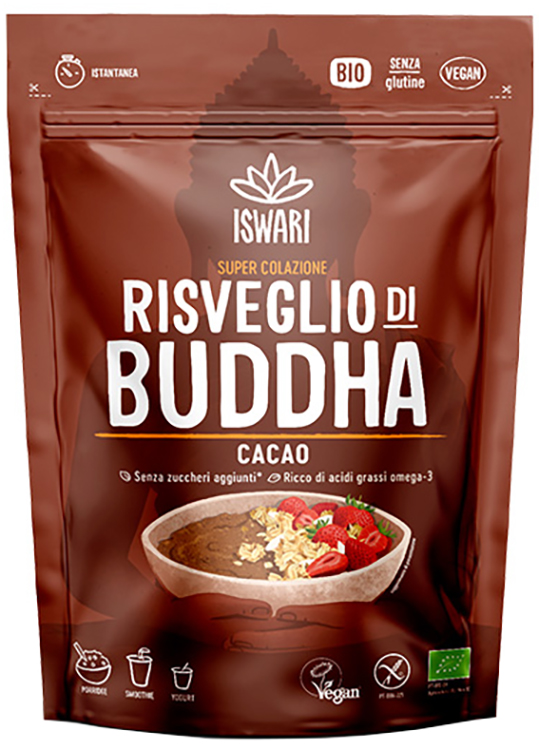ISWARI RISVEGLIO BUDDA CACAO CRUDO 360 G - Farmacia Murachelli Di Putelli dr. Giovanni