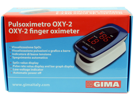 PULSOXIMETRO DA DITO OXY-2 SCHERMO LED 60X30,5X32,5MM 1 PEZZO - Farmacia Murachelli Di Putelli dr. Giovanni
