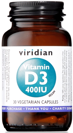 VIRIDIAN VITAMIN D3 400IU 30CPS - Farmacia Murachelli Di Putelli dr. Giovanni