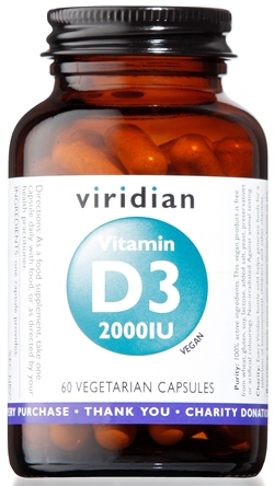 VIRIDIAN VITAMIN D3 2000IU 60CPS - Farmacia Murachelli Di Putelli dr. Giovanni