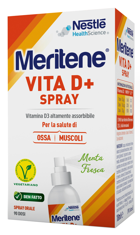 MERITENE VITA D+ SPRAY 18 ML - Farmacia Murachelli Di Putelli dr. Giovanni